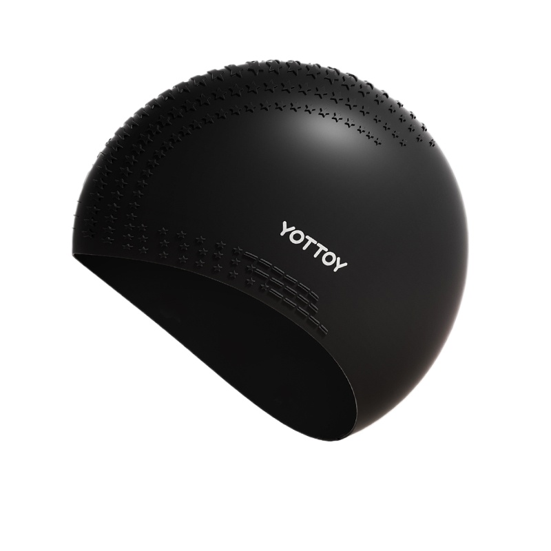 YOTTOY 成人硅胶泳帽 yyym2504x1A00018192k001 68g  黑色（单位：顶）