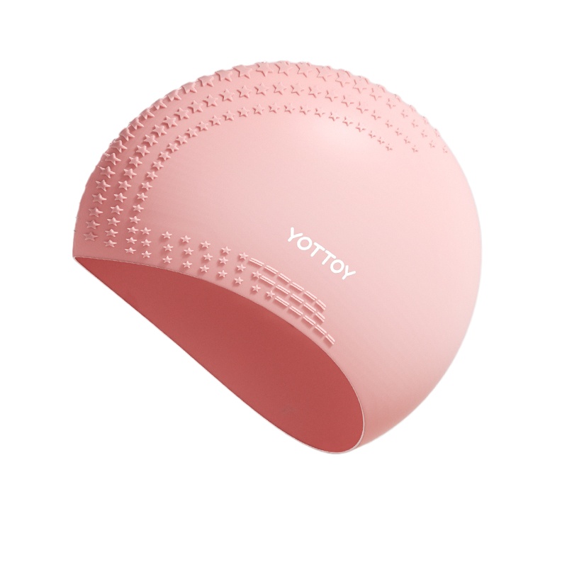 YOTTOY 成人硅胶泳帽 yyym2504x1A00018192a006 68g  粉色（单位：顶）