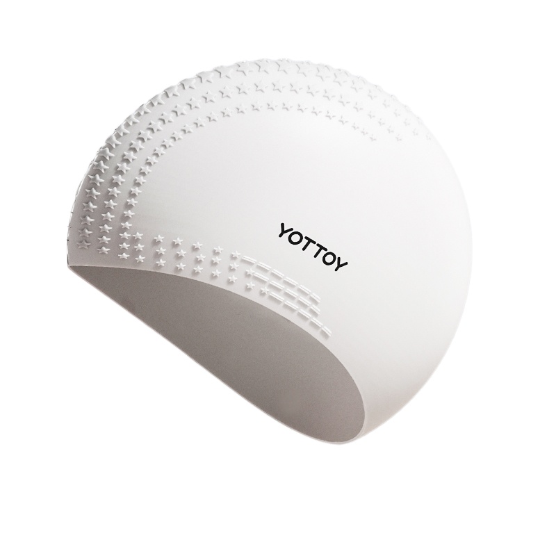 YOTTOY 成人硅胶泳帽 yyym2504x1A00018192j003 68g 白色（单位：顶）