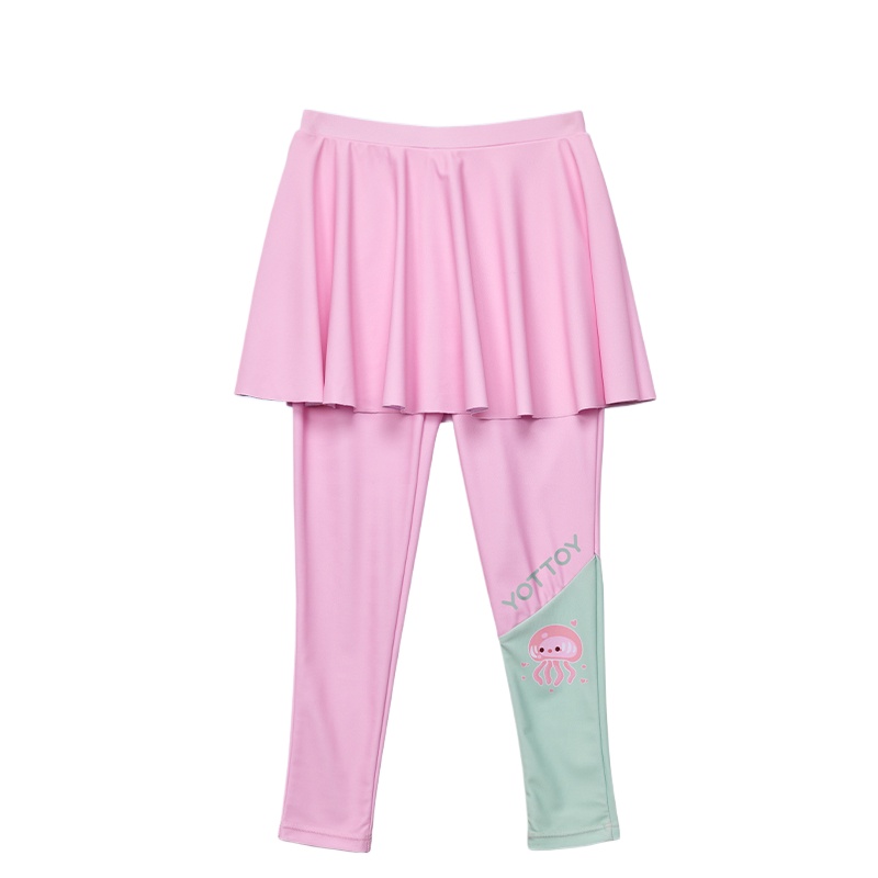 YOTTOY 女童分体泳衣防晒款下装-盛夏花园-(100) yyyy2504x2A00010100z018 100mm 粉色（单位：件）