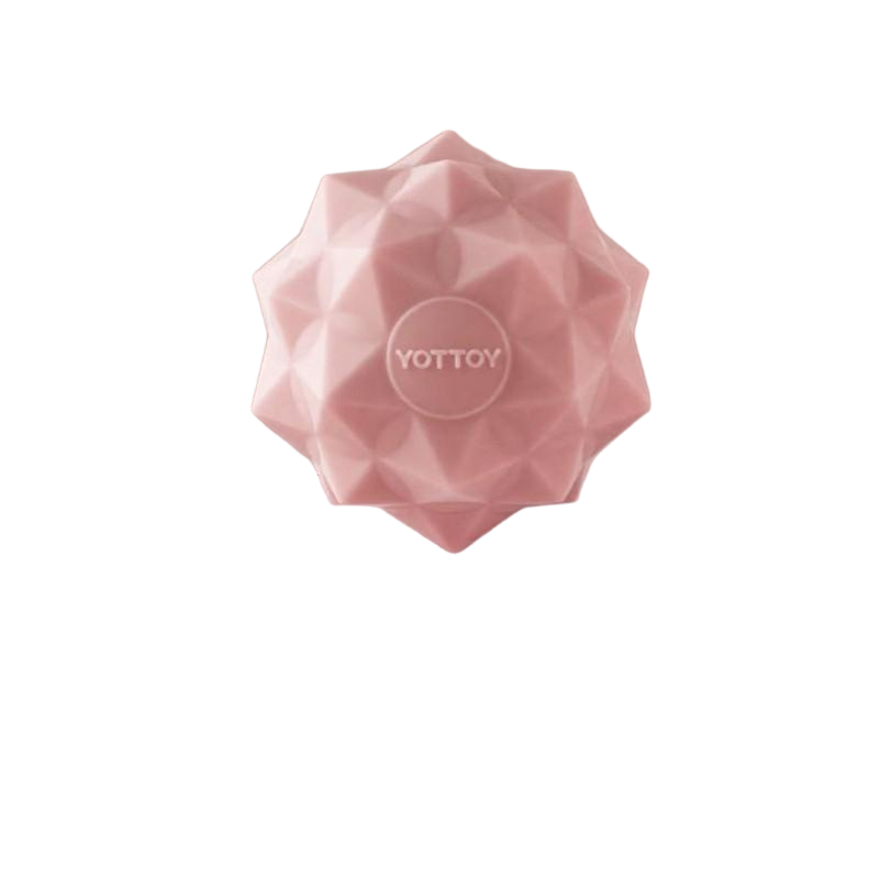 YOTTOY 钻石凸点筋膜球 AMQ22002A01 5.6cm  落樱粉（单位：个）