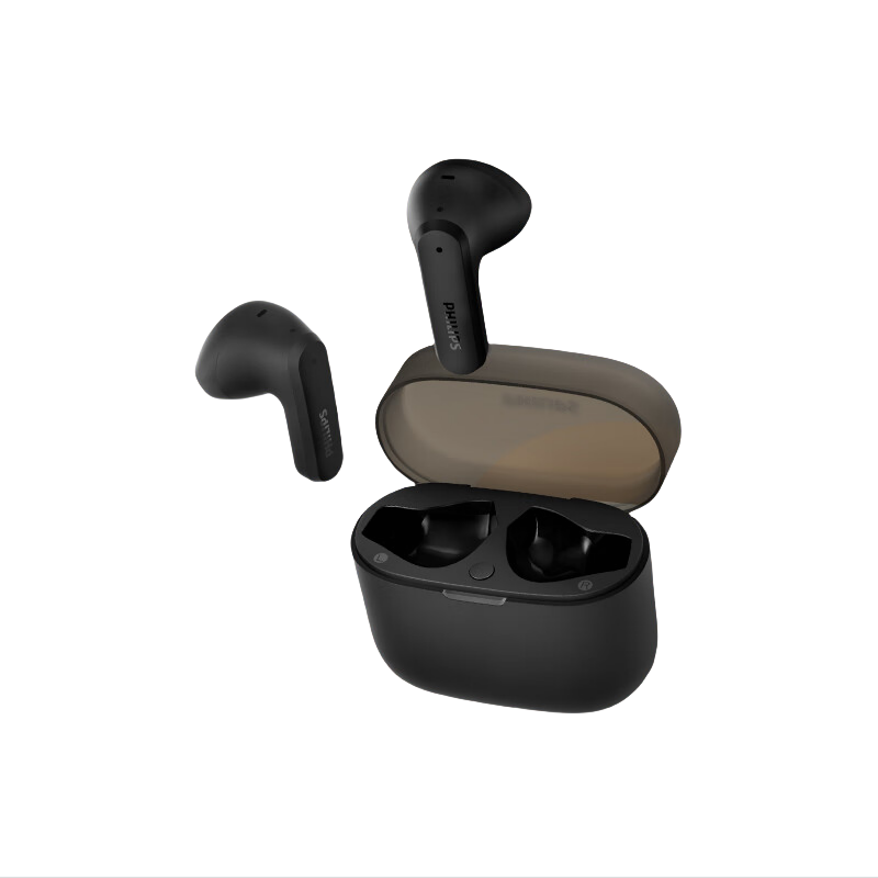 飞利浦（PHILIPS） 无线蓝牙耳机ENC降噪入耳式运动蓝牙耳机 TAT2139 41克 黑色（单位：副）