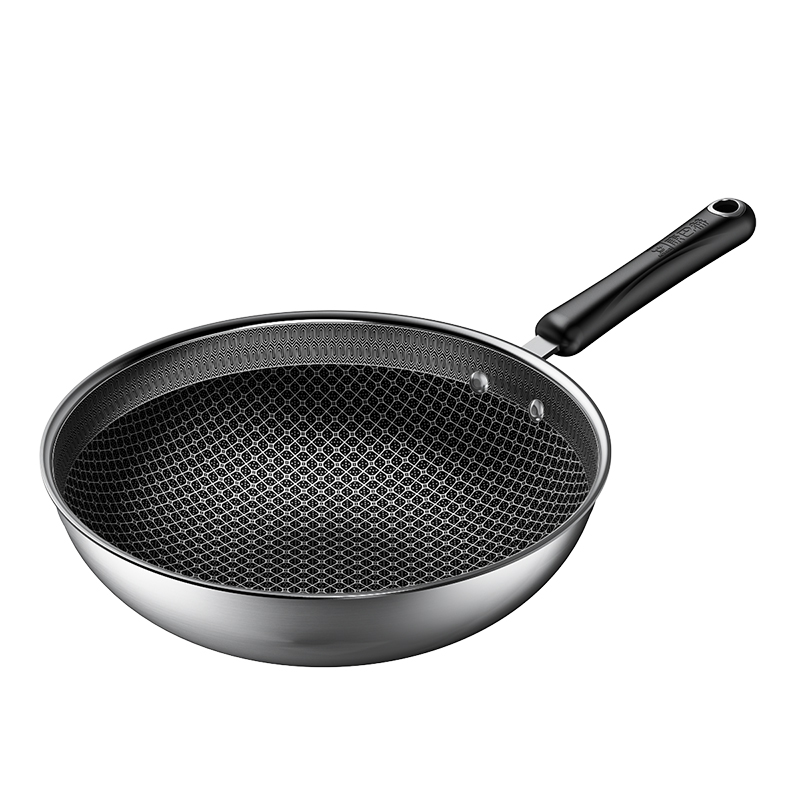 康巴赫 蜂窝炒锅 KGQ-C32D 32cm  不锈钢色（单位：套）