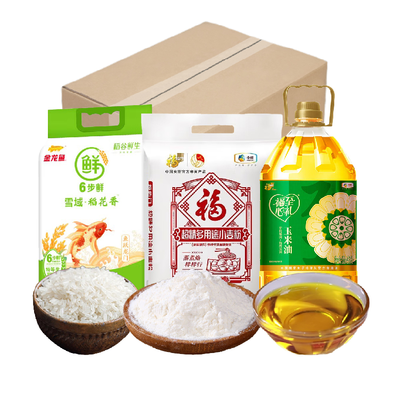 金龙鱼 粮油套装 套餐 10kg+5L 混色（单位：份）