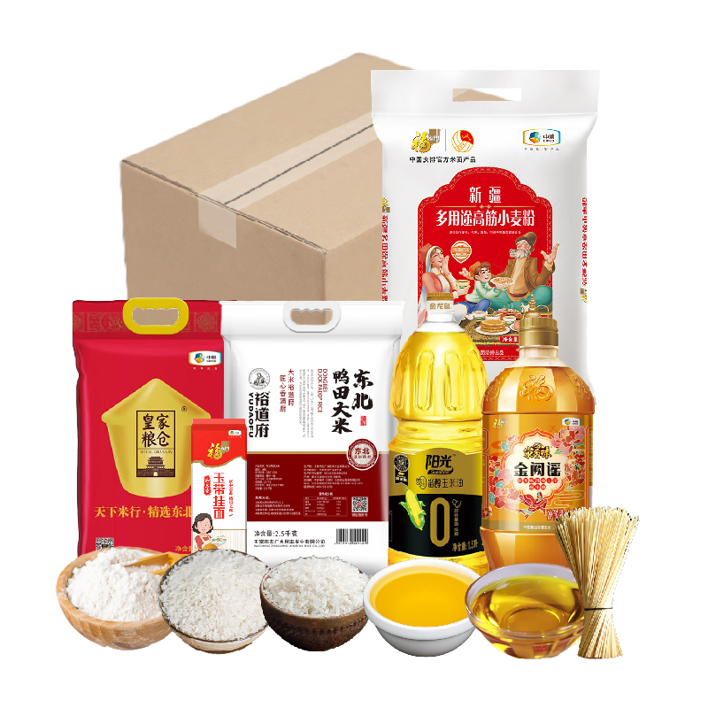 金龙鱼 粮油 套餐 11kg+2.7L 混色（单位：份）