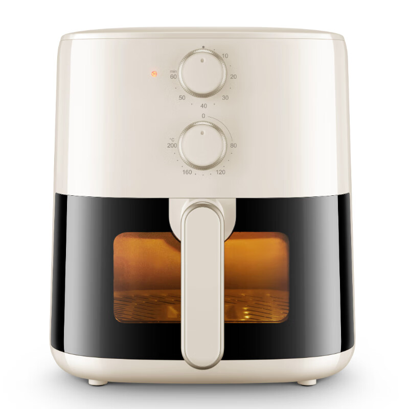 苏泊尔（SUPOR） 空气炸锅家用多功能烘烤6.1英寸高清可视窗 KJ55D135 5.5L  米白色（单位：台）