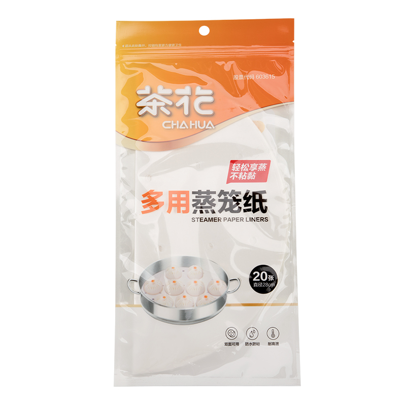 茶花（CHAHUA） 多用蒸笼纸&Phi;28 331006 【1包20张】 本白色（单位：包）