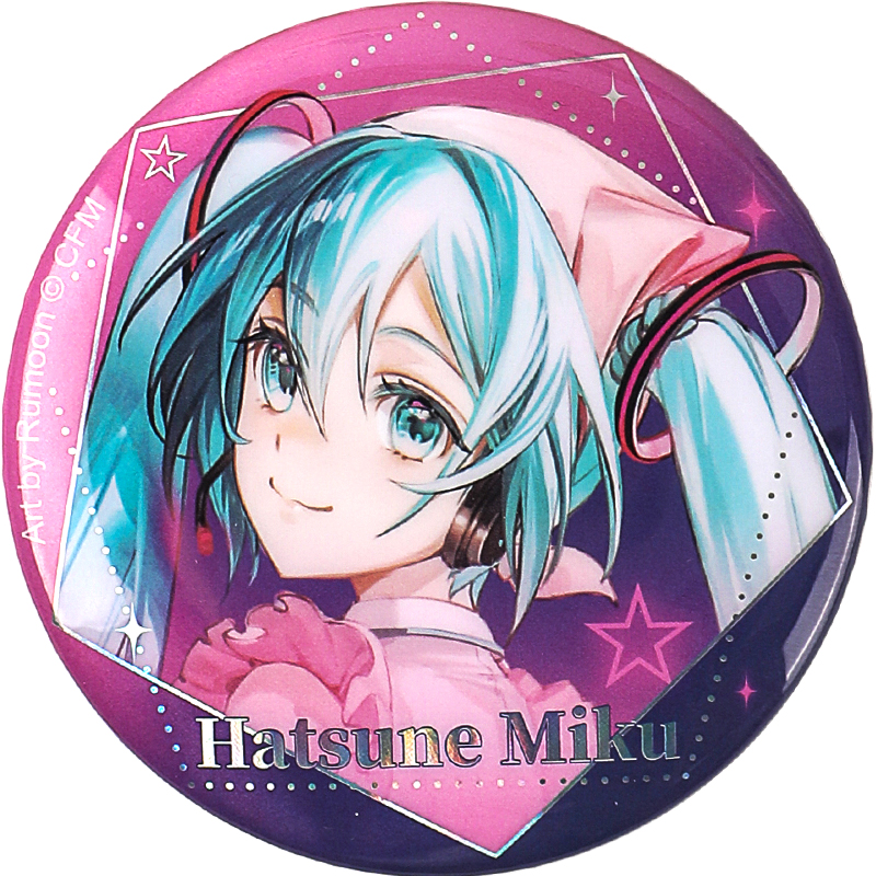 广博（GuangBo） 初音未来马口铁徽章 CY997006 58mm 渐变工艺 单个贴防伪标  混色（单位：个）