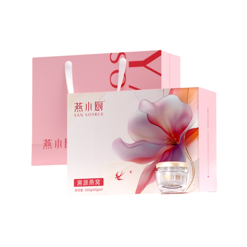 燕小厨 冰糖燕窝 即食燕窝 60g*6瓶 红色（单位：盒）