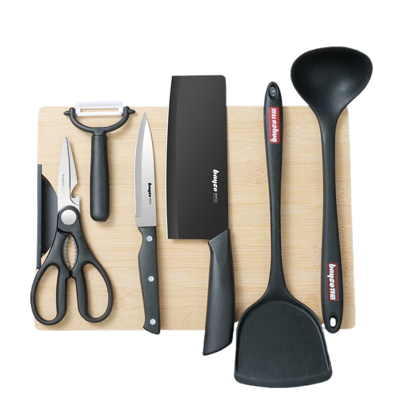 拜格（BAYCO） 刀具套装 TZ3085 七件套  黑色（单位：套）