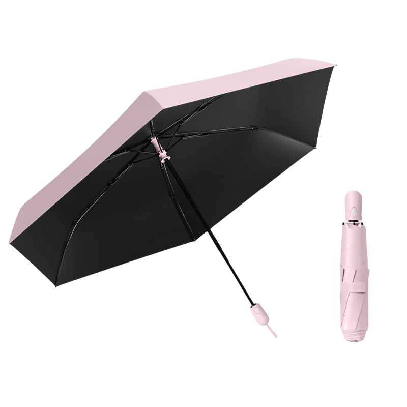 三折自动珊瑚粉