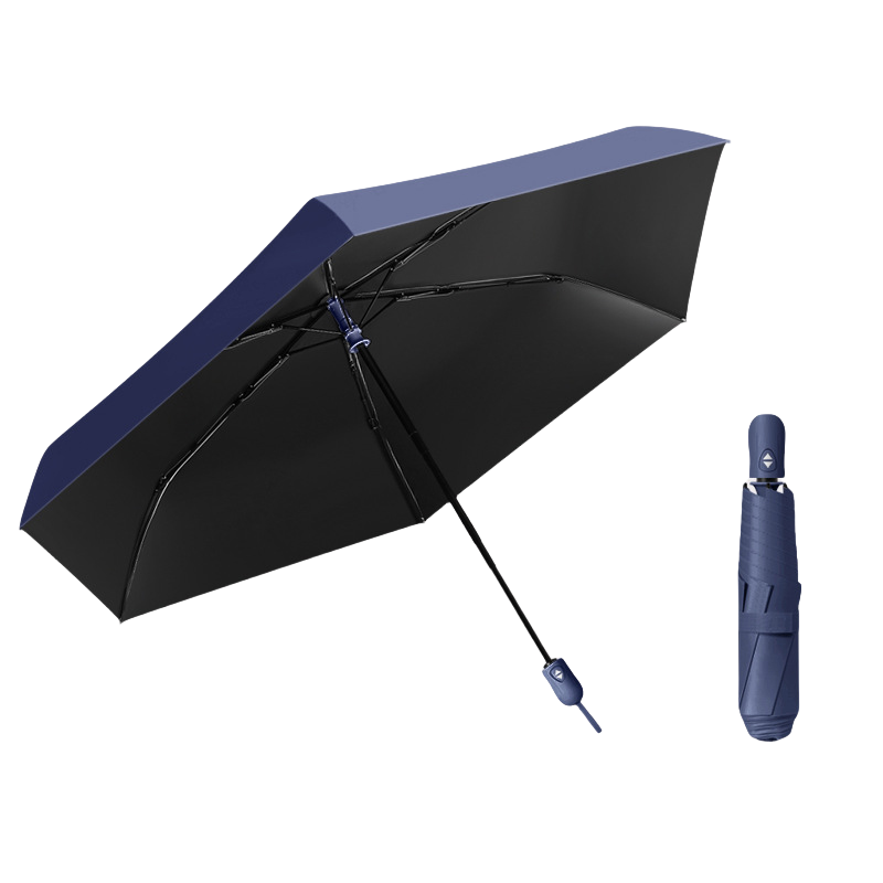 三折自动藏青色