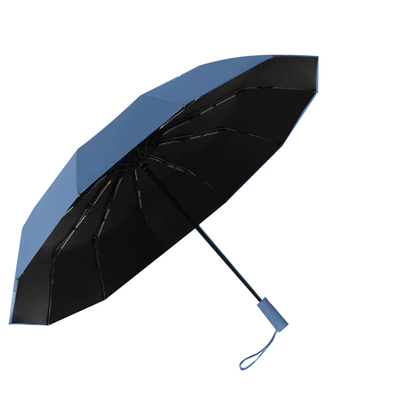 丰懋 晴雨两用伞加固防晒UPF50+太阳伞折叠防紫外线遮阳雨伞 FXHJ20230305 63*107cm 12骨自动迷雾蓝（单位：把）