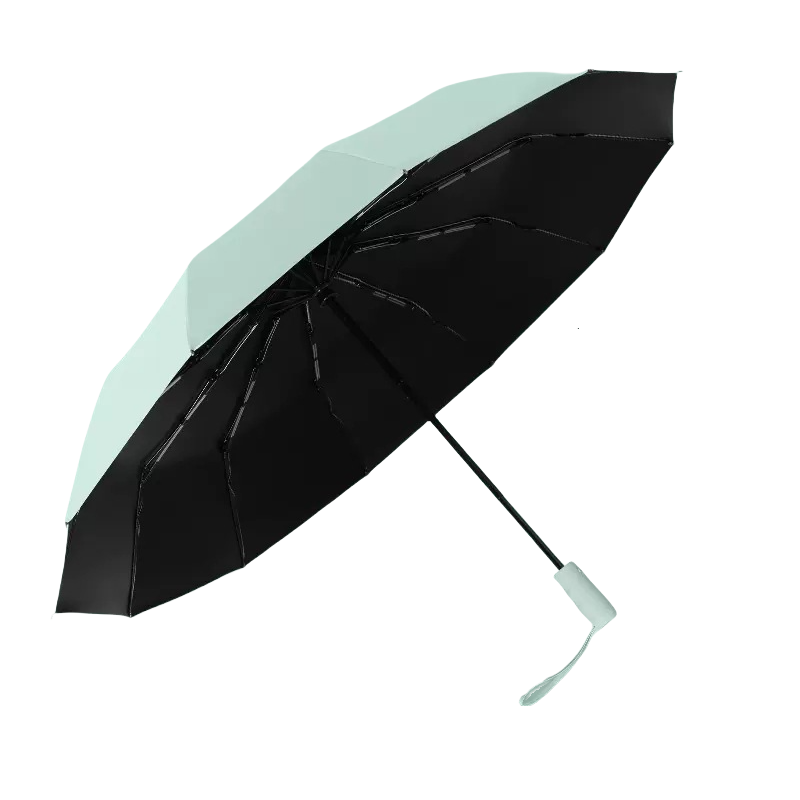 丰懋 晴雨两用伞加固防晒UPF50+太阳伞折叠防紫外线遮阳雨伞 FXHJ20230305 63*107cm  12骨自动晨雾绿（单位：把）