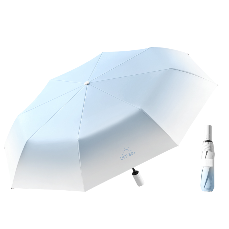 三折自动天蓝色