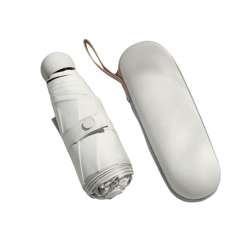 丰懋 遮阳防晒UPF50+太阳伞折叠防紫外线超轻晴雨两用雨伞 FXHJ5002 58*96cm  8骨加大胶囊伞白色（单位：把）