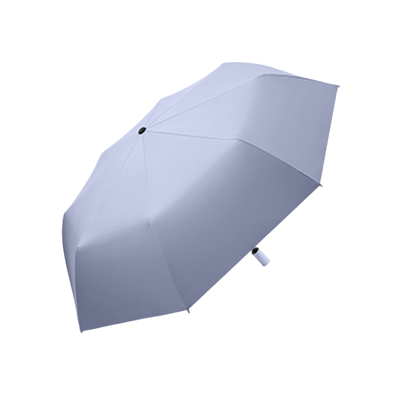 丰懋 黑胶防晒UPF50+折叠纯色两用遮阳雨伞 FXHJ20231006 56*98cm  全自动8骨浅藤紫（单位：把）