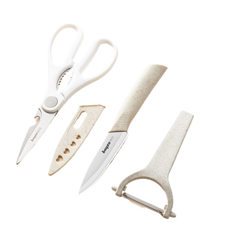 拜格（BAYCO） 刀具套装 BD31410 三件套 米色（单位：套）