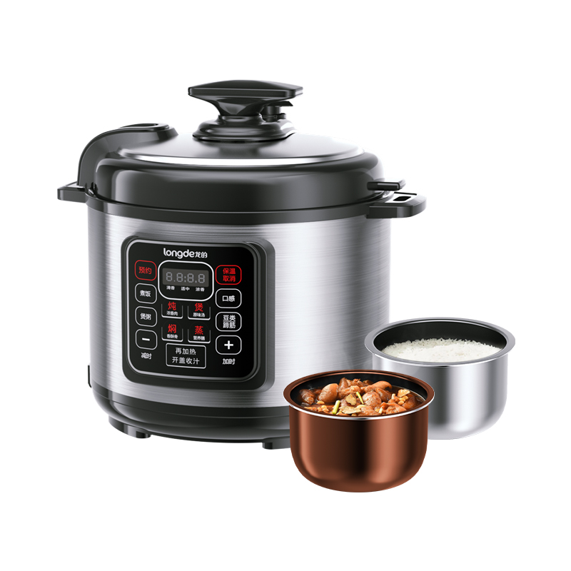 龙的（Longde） 电压力锅 LD-YL5016A 5L 不锈钢色（单位：台）