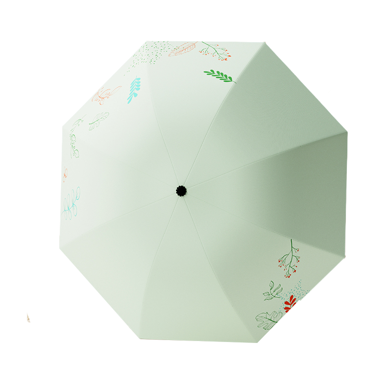 丰懋 青野系列防紫外线晴雨两用轻便雨伞 FXYB1108 67*97cm 8骨手动清新绿（单位：把）
