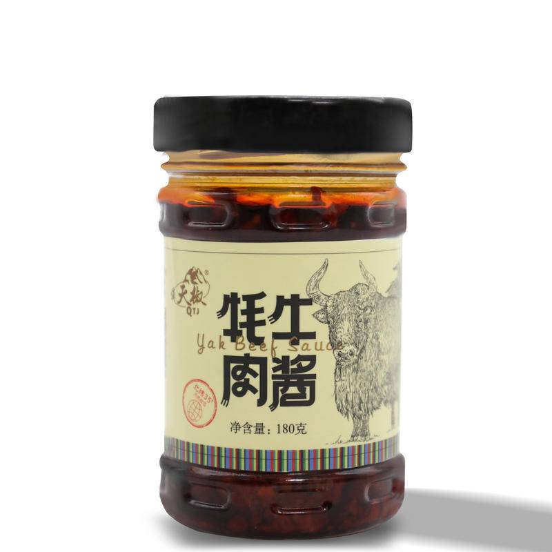 俏天椒 牦牛肉酱 青藏高原 180g*3瓶 象牙色（单位：组）