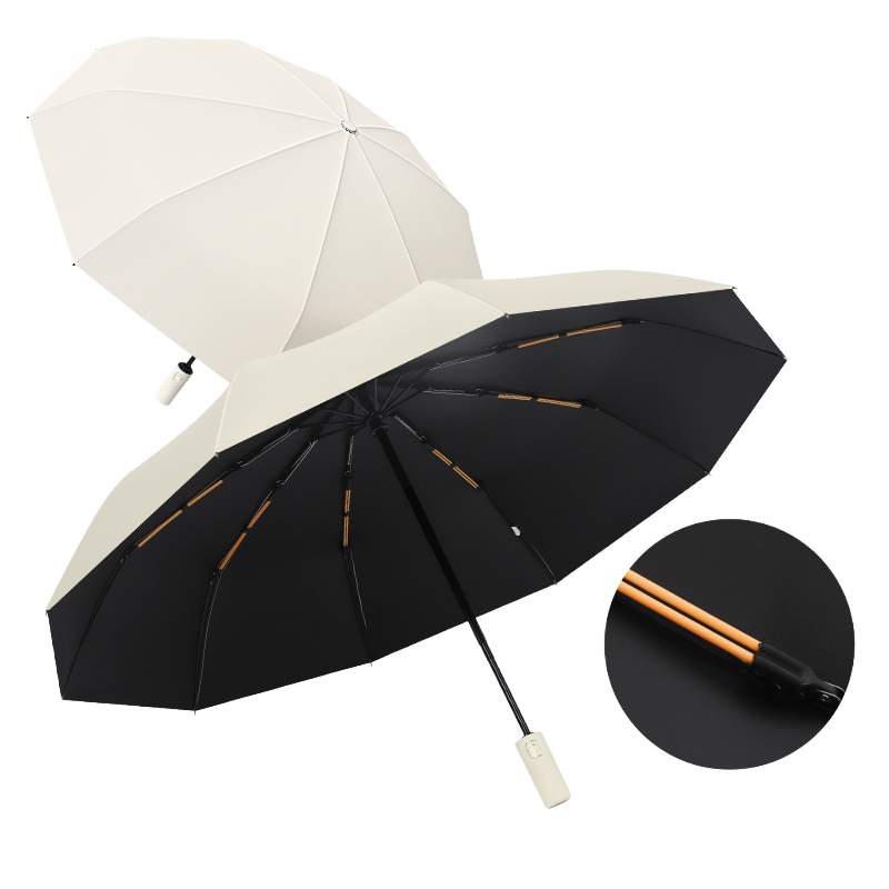 丰懋 防晒UPF50+遮阳伞大号晴雨两用雨伞 FXYB3100 64*103cm  10k双骨自动梧桐米（单位：把）