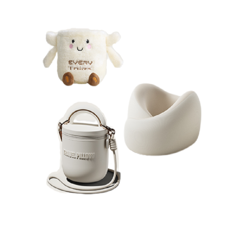 脑洞氛子（EVERYTHINK） 护脖颈枕     ES3 萌趣小e款 （颈枕+收纳包+玩偶套）*1套 象牙白（单位：组）