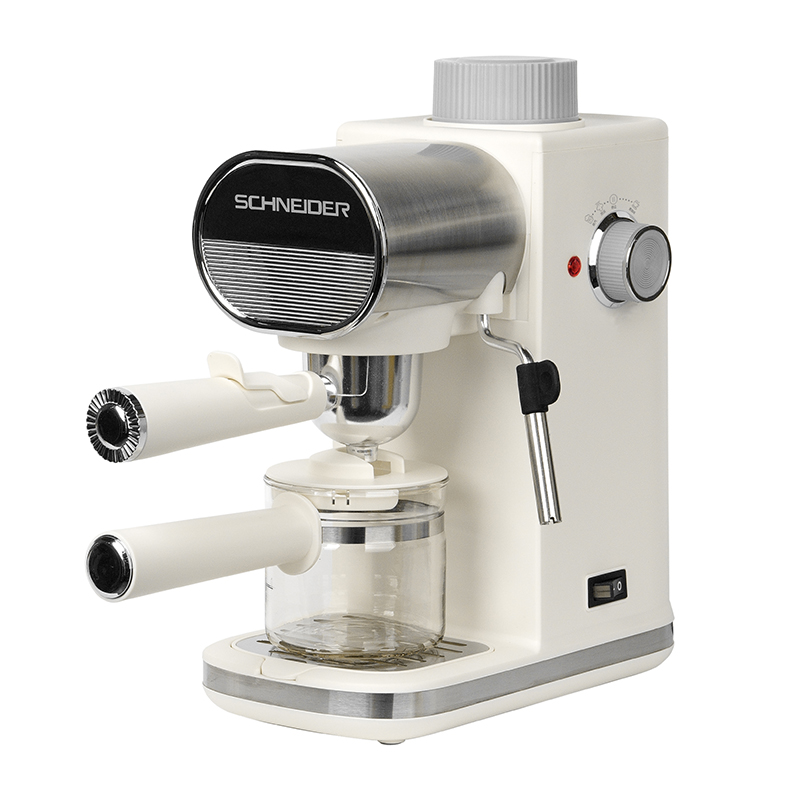 施耐德（SCHNEIDER） 咖啡机 SWK-XCFL02 水箱容量：350ml 复古白（单位：台）
