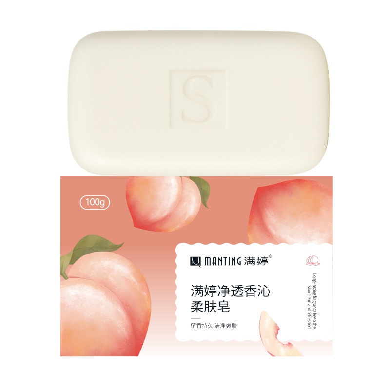 满婷（MANTING） 净透香沁柔肤皂100g*3块 MT-RFZ3 100g*3 深层清洁 白色（单位：g）
