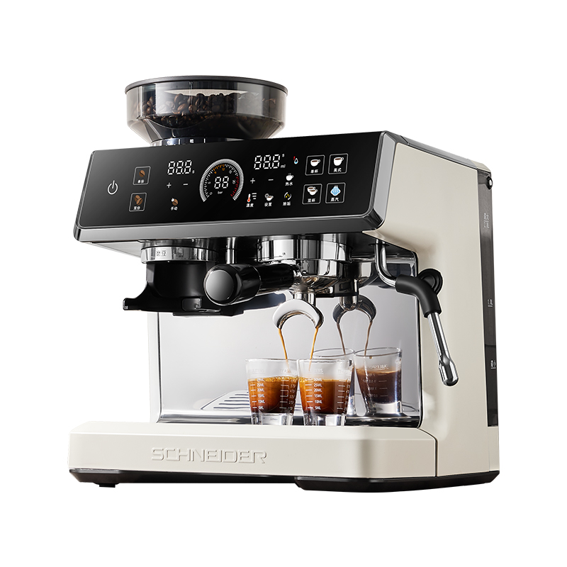 施耐德（SCHNEIDER） 研磨一体咖啡机 SWK-XCF19 水箱容量：2.8L 豆仓容量：250g 奶白色（单位：台）