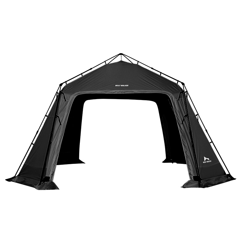 狼行者 自动穹顶大天幕帐篷-阔野大号 lxz-1000-1301 455*455*285cm 黑色（单位：件）