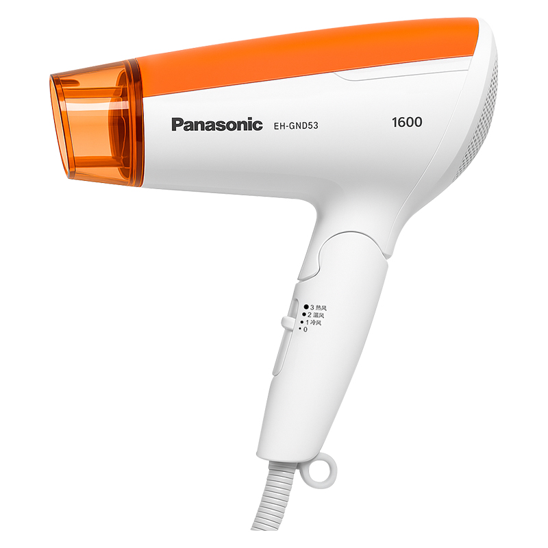 松下（Panasonic） 大功率吹风机 EH-GND53D405 1600w 橙色（单位：台）