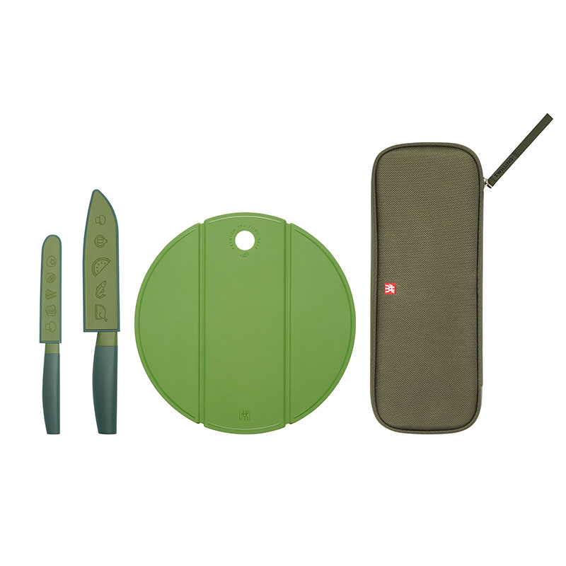 双立人 便携刀包 1029076 3件 绿色（单位：套）