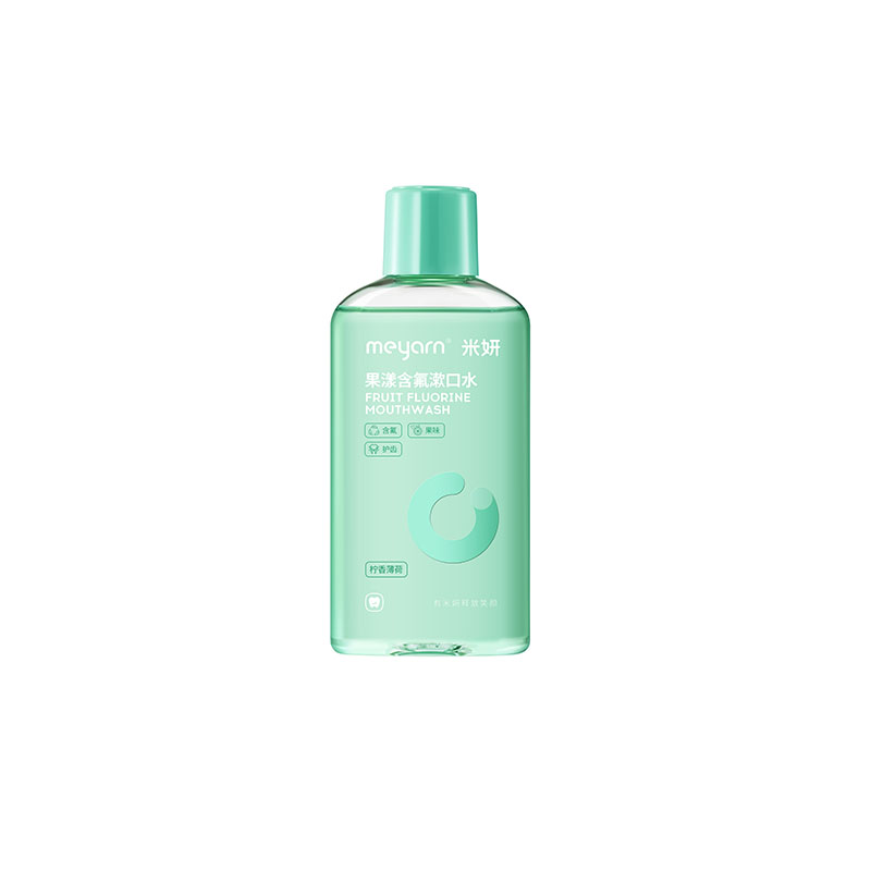 米妍（meyarn） 柠香薄荷果漾含氟漱口水 CMYN004201 500ml 绿色（单位：瓶）