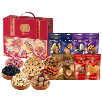 集味轩 礼盒 坚果倾城坚果礼 1544g 红色（单位：盒）
