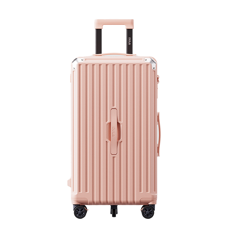 DULA 拉链款行李箱 D2188 加厚运动版 28寸 樱花粉（单位：个）