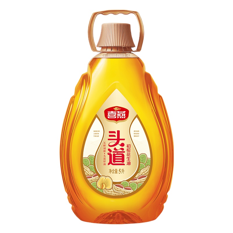 喜燕/HAPPYSWALLOW 花生油 头道初榨 5L 混色（单位：桶）
