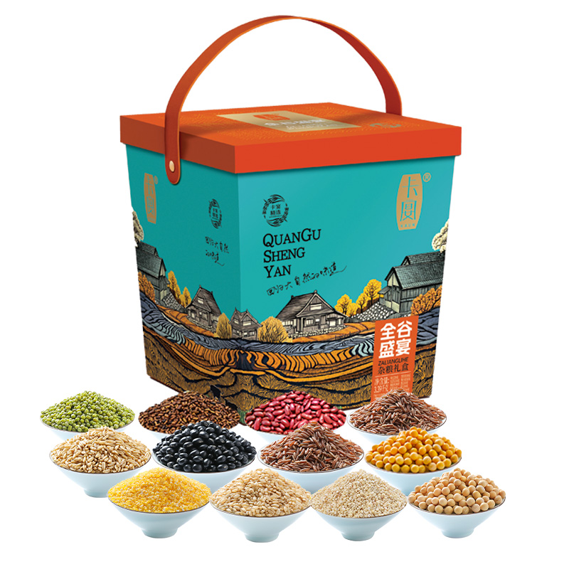 卡宴 盒 粮礼盒全谷盛宴 3390  蓝色（单位：盒）