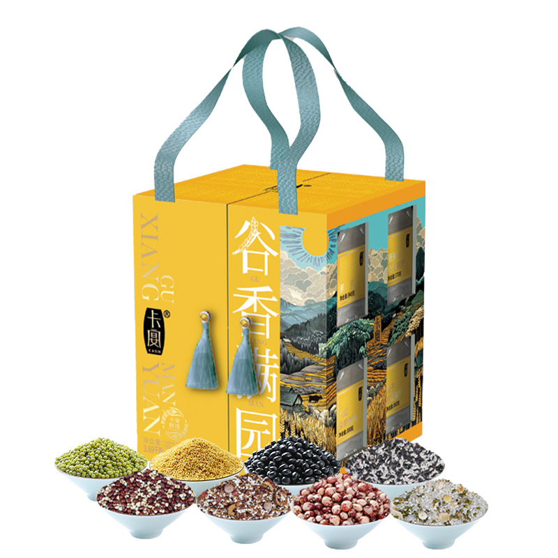 卡宴 盒 谷香满园杂粮礼盒 2910g  黄色（单位：盒）