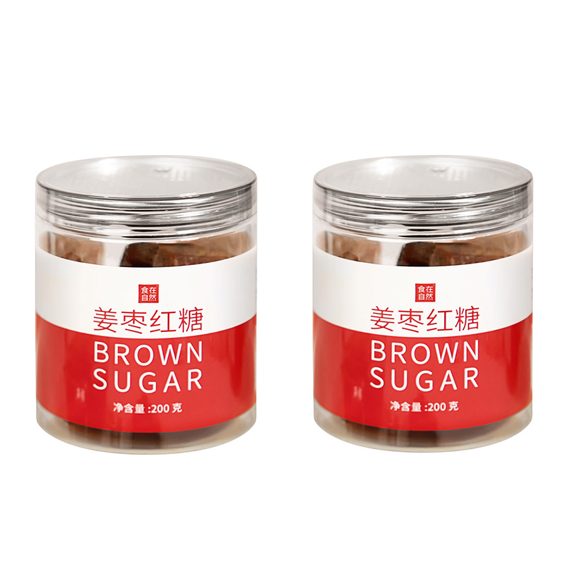 食在自然/DINENATURALLY 甘蔗老红糖 姜味红糖 200g*2瓶 黑色（单位：组）