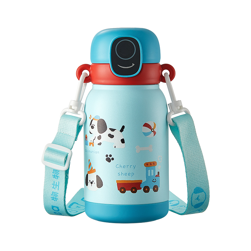 物生物（RELEA） 米乐派指纹儿童保温杯 JV012525-0550-LQ00 550ML  小狗总动员（蓝）（单位：个）