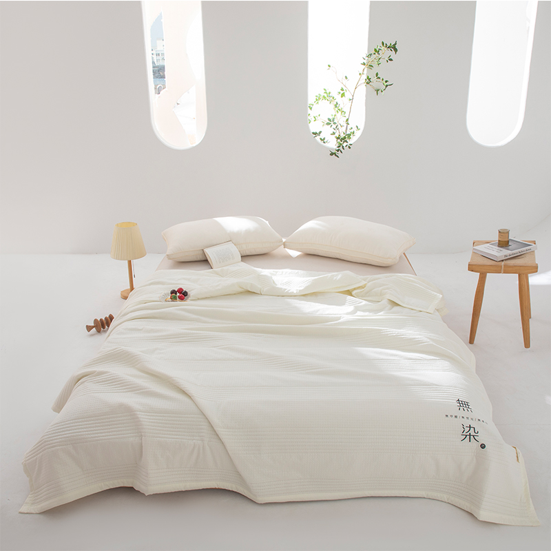 雅鹿&middot;自由自在（Yalu&Freedom） 华夫格无染夏被 YL42010B 150*200cm 白色（单位：条）