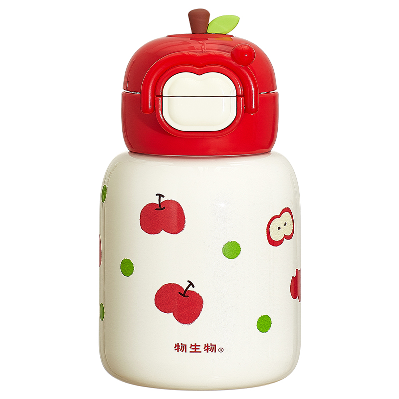 物生物（RELEA） 果汁派双饮保温杯 JV012553-0500-HS00 500ML  甜心苹果汁不含杯套（单位：个）