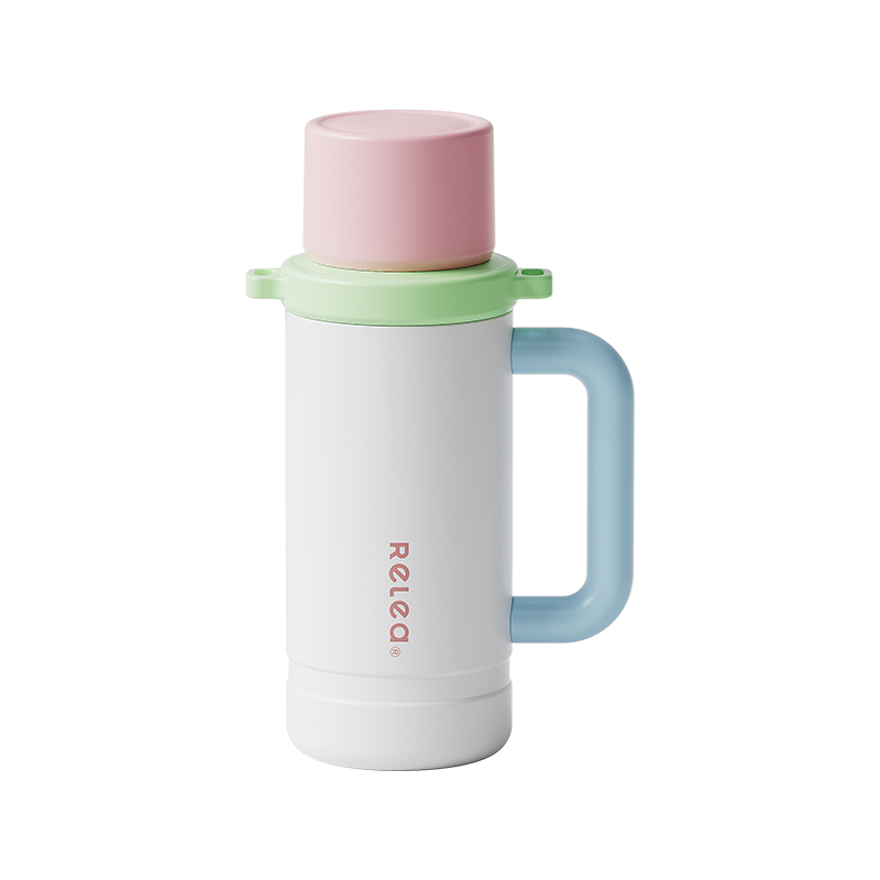 物生物（RELEA） 行饮旅行保温壶 JV022402-1650-FS00 1650ML  趣野粉（单位：个）