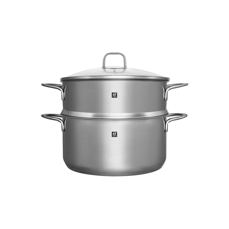 双立人 汤锅蒸笼2件套 1027301 28cm 不锈钢色（单位：套）