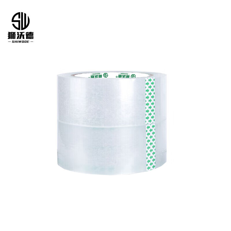 狮沃德（shiwode） 文具透明封箱胶带打包胶带 SWD-JD45 6卷/筒 透明色（单位：筒）