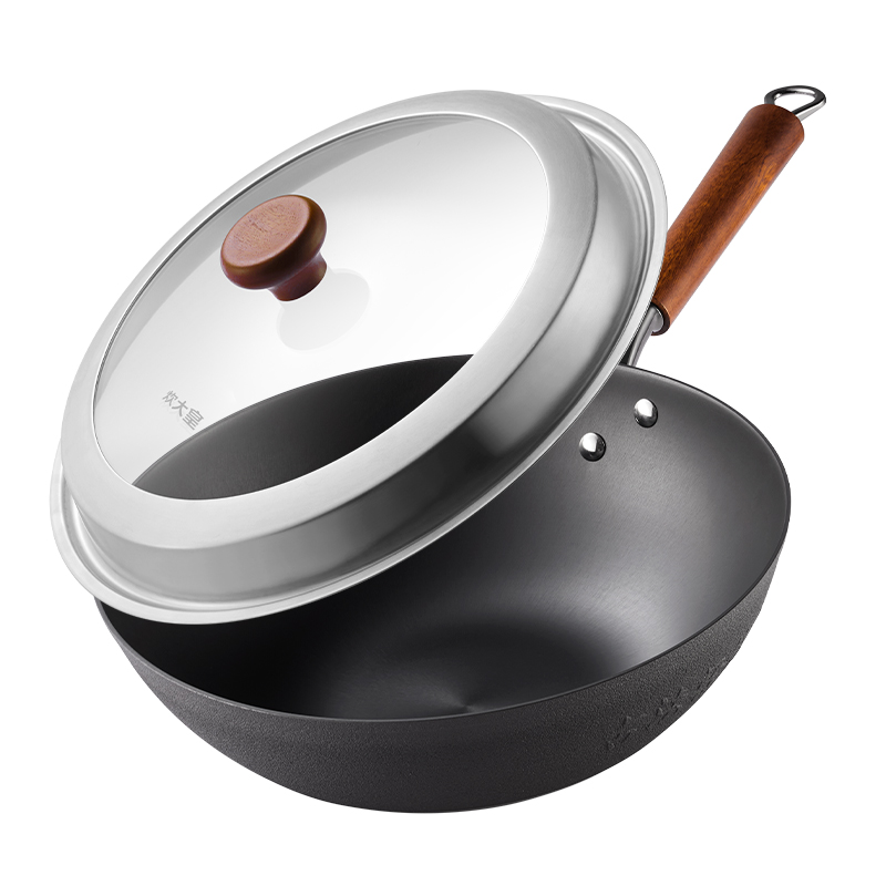 炊大皇 古法非遗轻铸铁炒锅 FY30CG 30cm  黑色（单位：只）