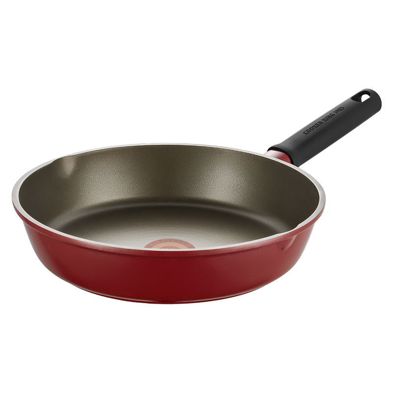 炊大皇 红火钛瓷聚油煎锅（无盖） JG20HTW 20cm  莓果色（单位：只）