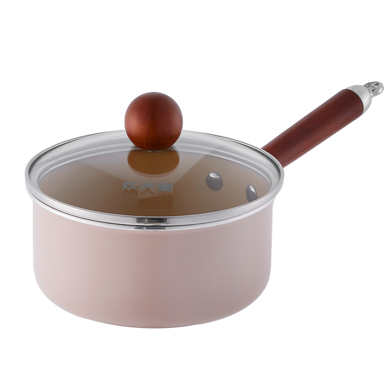 炊大皇 樱花不粘奶锅 YH16NG 16cm  粉色（单位：只）