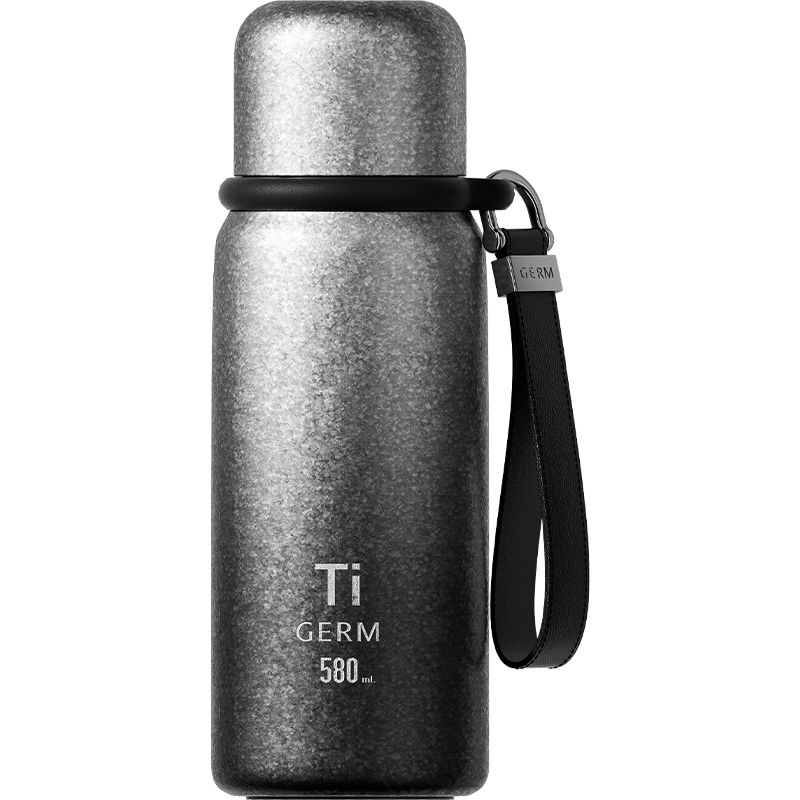 格米 GERM迷你悦动钛杯 GE-24AW-B137 580ml 黑银（单位：套）